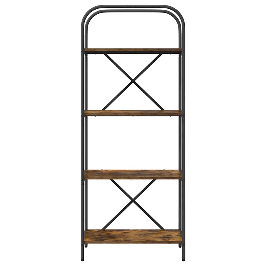 Bücherregal Geräucherte Eiche 60 x 30 x 146 cm Holzwerkstoff