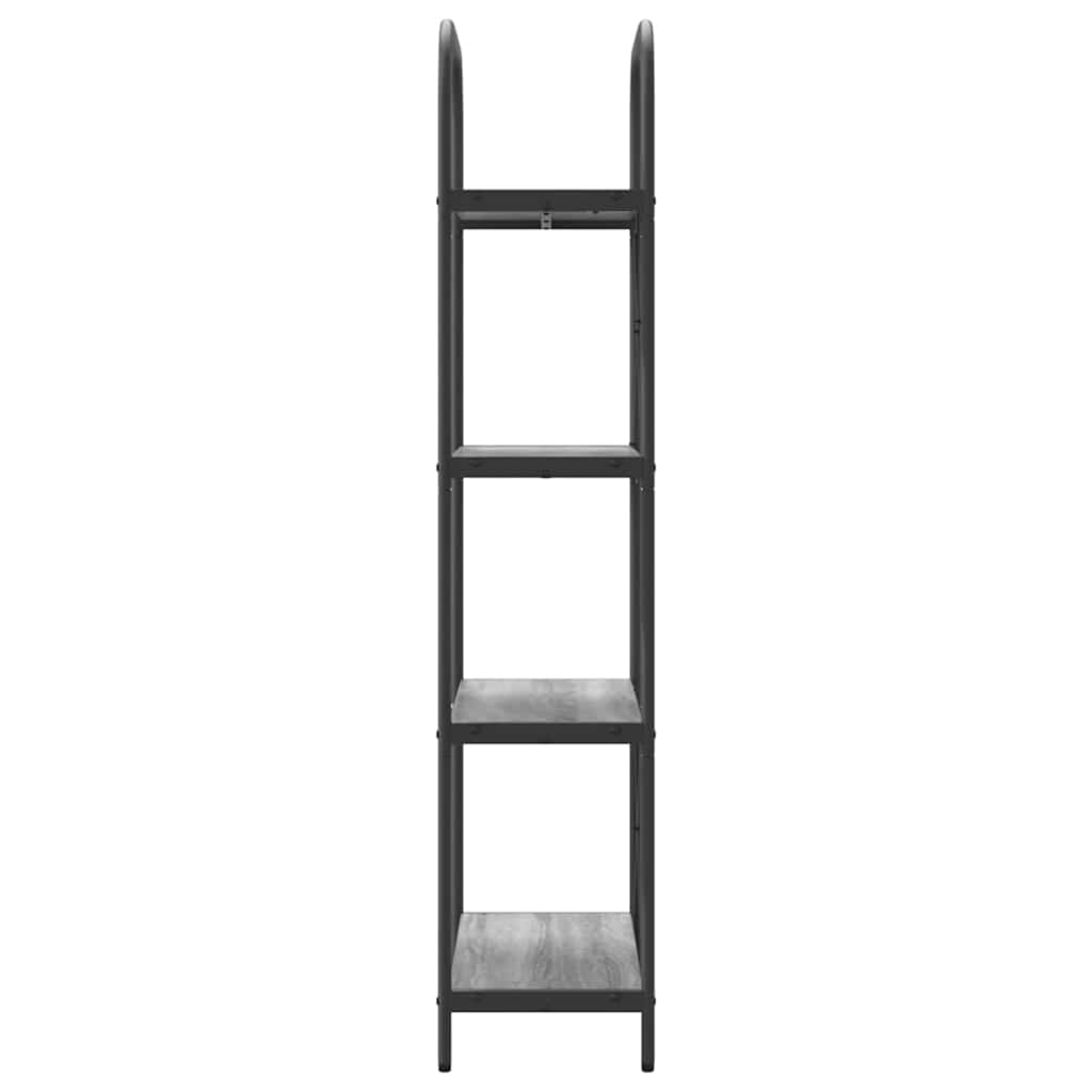Bücherregal Graues Sonoma 60 x 30 x 146 cm Holzwerkstoff