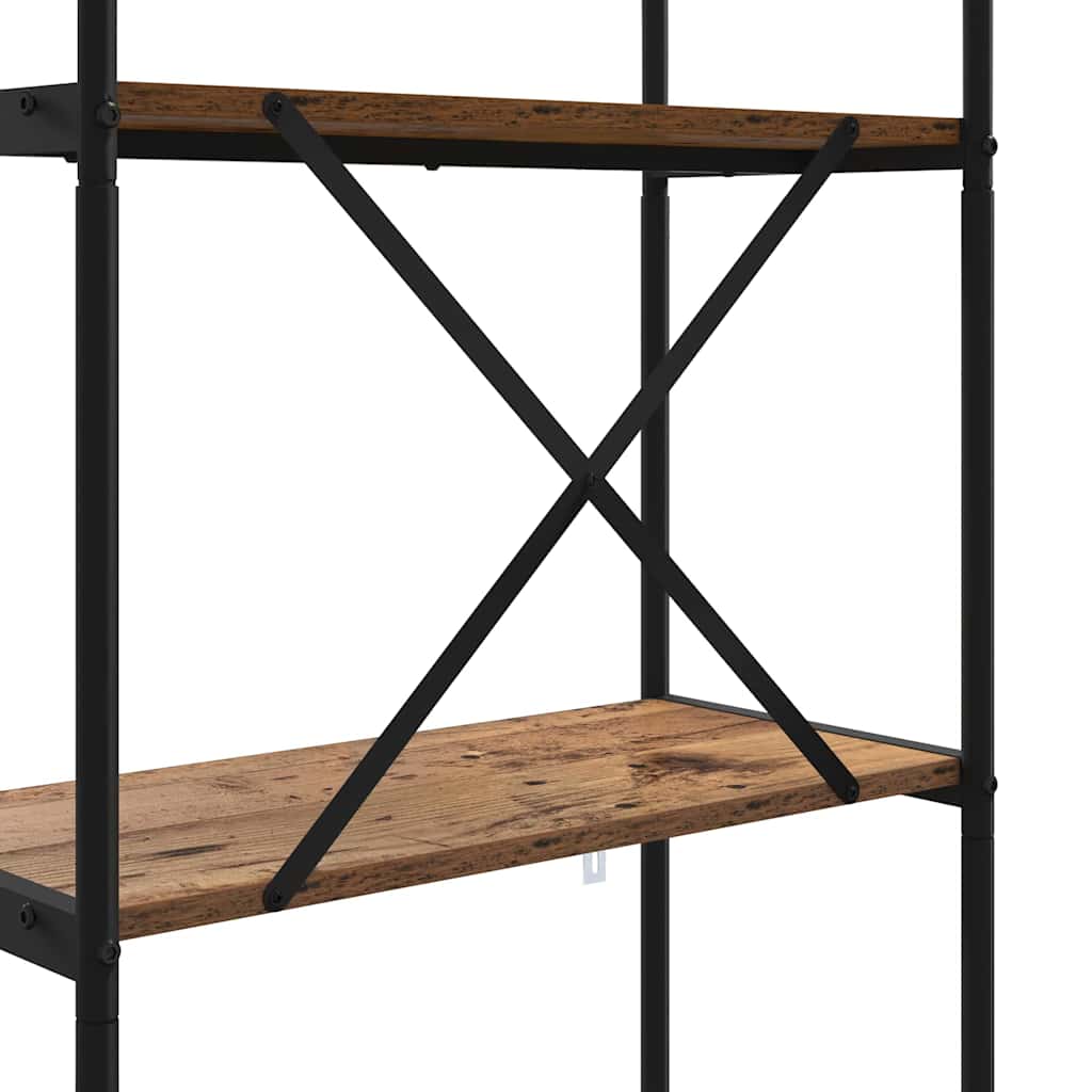 Bücherregal Altholz 60 x 30 x 146 cm Holzwerkstoff