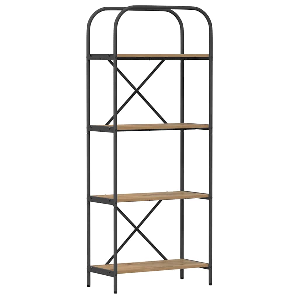 Bücherregal Artisan-Eiche 60 x 30 x 146 cm Holzwerkstoff