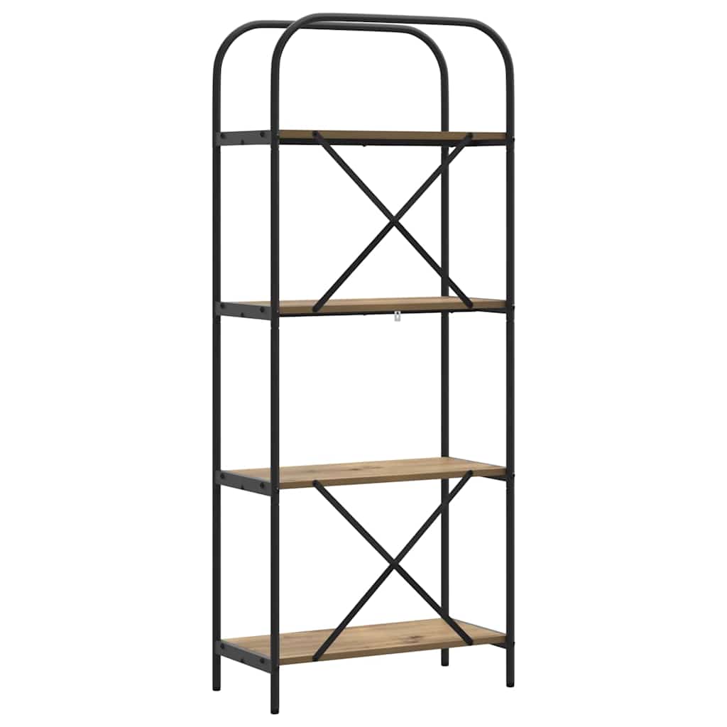 Bücherregal Artisan-Eiche 60 x 30 x 146 cm Holzwerkstoff