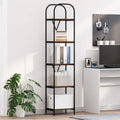 Bücherregal Geräucherte Eiche 40 x 30 x 183 cm Holzwerkstoff