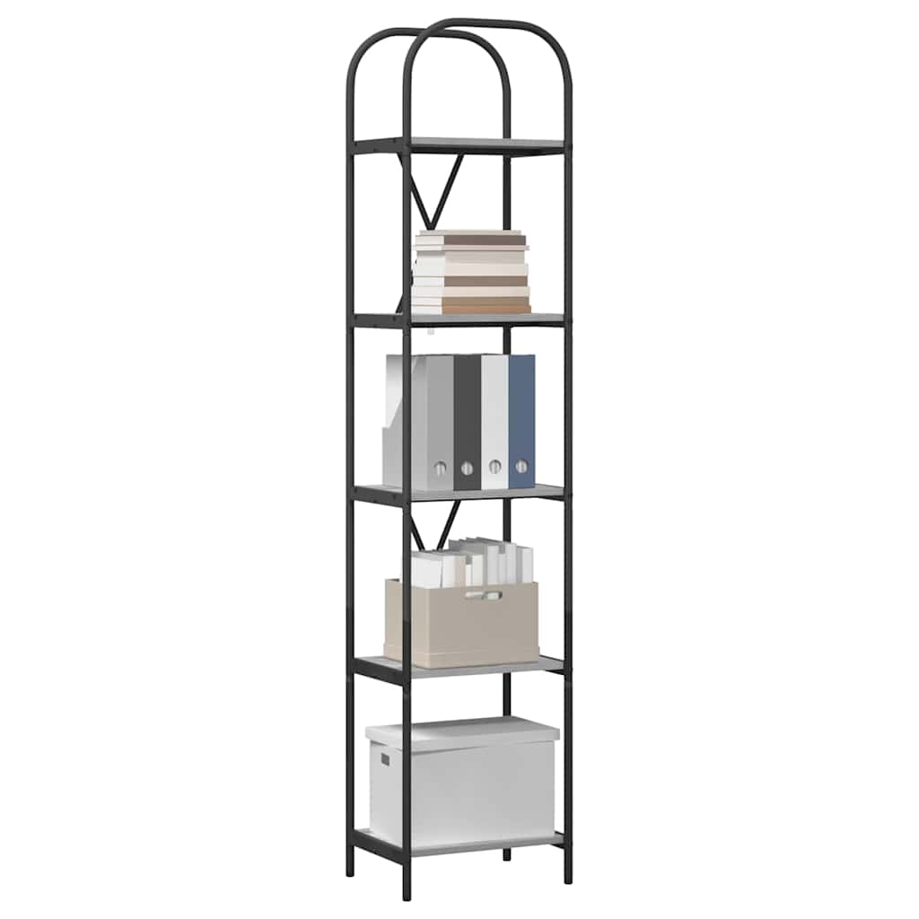 Bücherregal Graues Sonoma 40 x 30 x 183 cm Holzwerkstoff