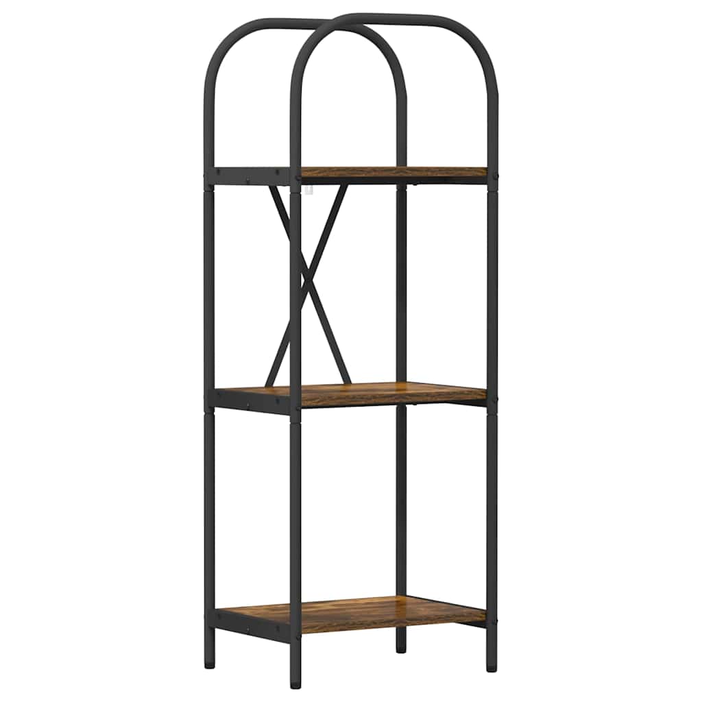 Bücherregal Geräucherte Eiche 40 x 30 x 109 cm Holzwerkstoff