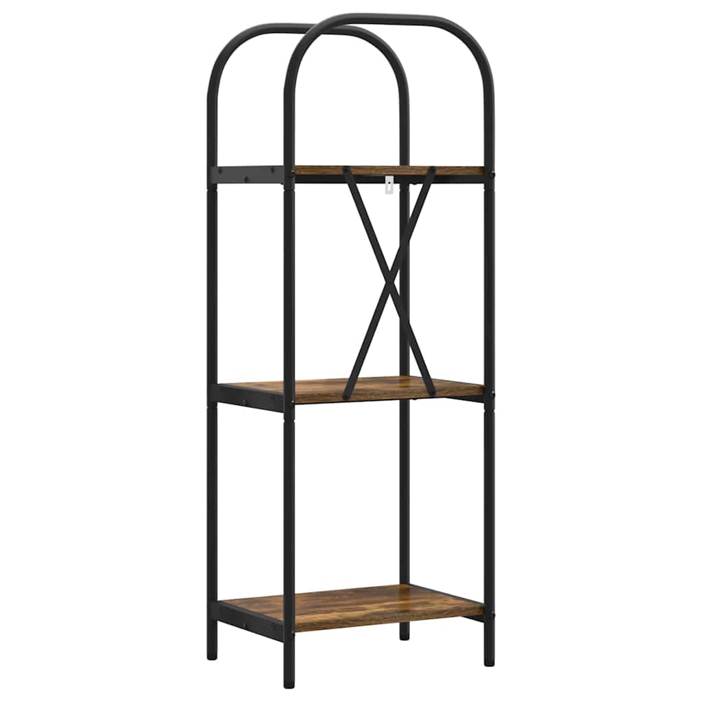 Bücherregal Geräucherte Eiche 40 x 30 x 109 cm Holzwerkstoff
