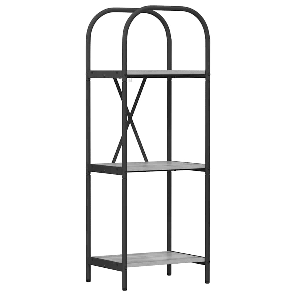 Bücherregal Graues Sonoma 40 x 30 x 109 cm Holzwerkstoff