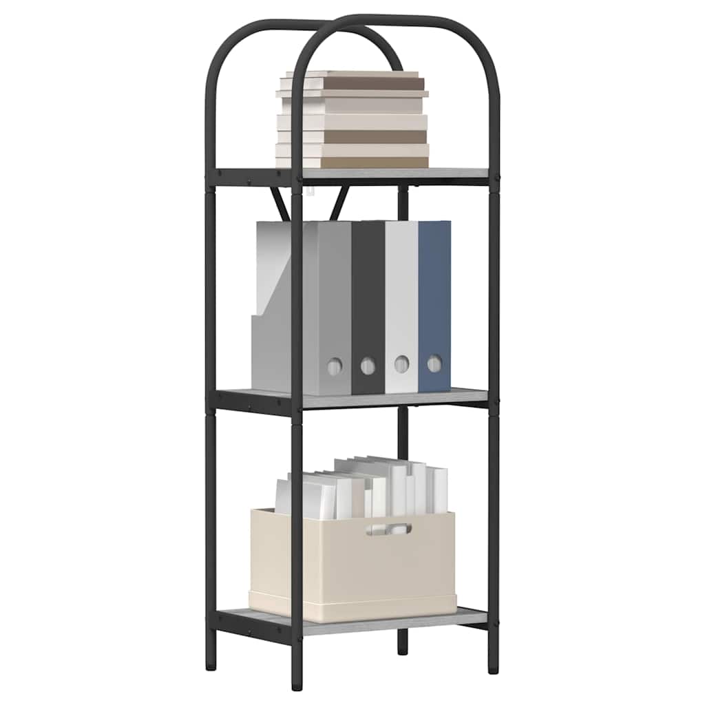 Bücherregal Graues Sonoma 40 x 30 x 109 cm Holzwerkstoff