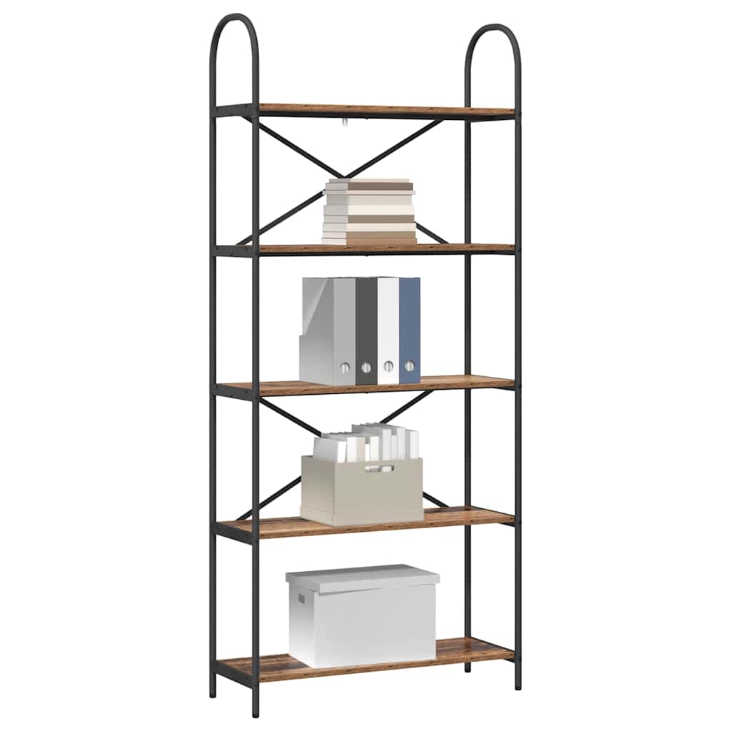Bücherregal Altholz 80 x 30 x 183 cm Holzwerkstoff