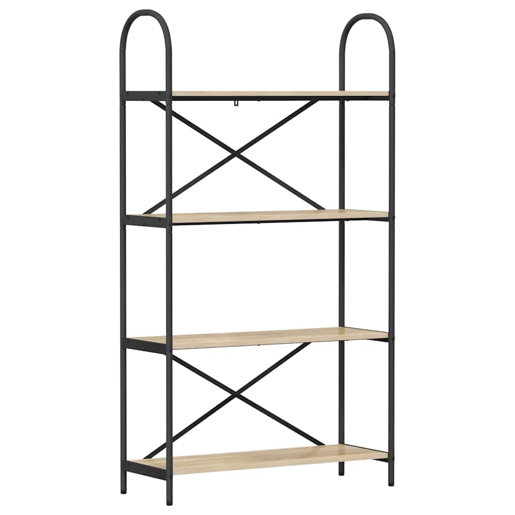 Bücherregal Sonoma-Eiche 80 x 30 x 146 cm Holzwerkstoff