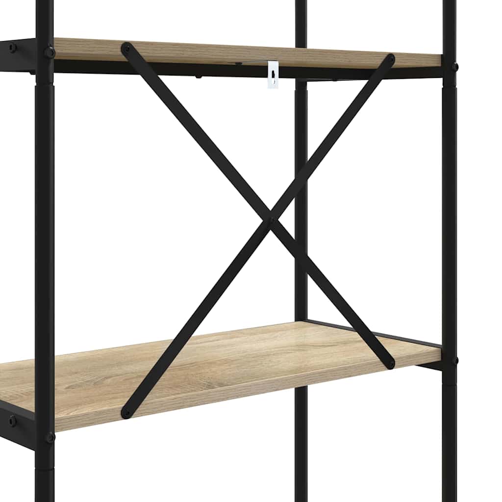 Bücherregal Sonoma-Eiche 80 x 30 x 109 cm Holzwerkstoff