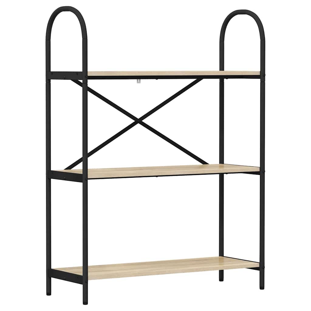 Bücherregal Sonoma-Eiche 80 x 30 x 109 cm Holzwerkstoff