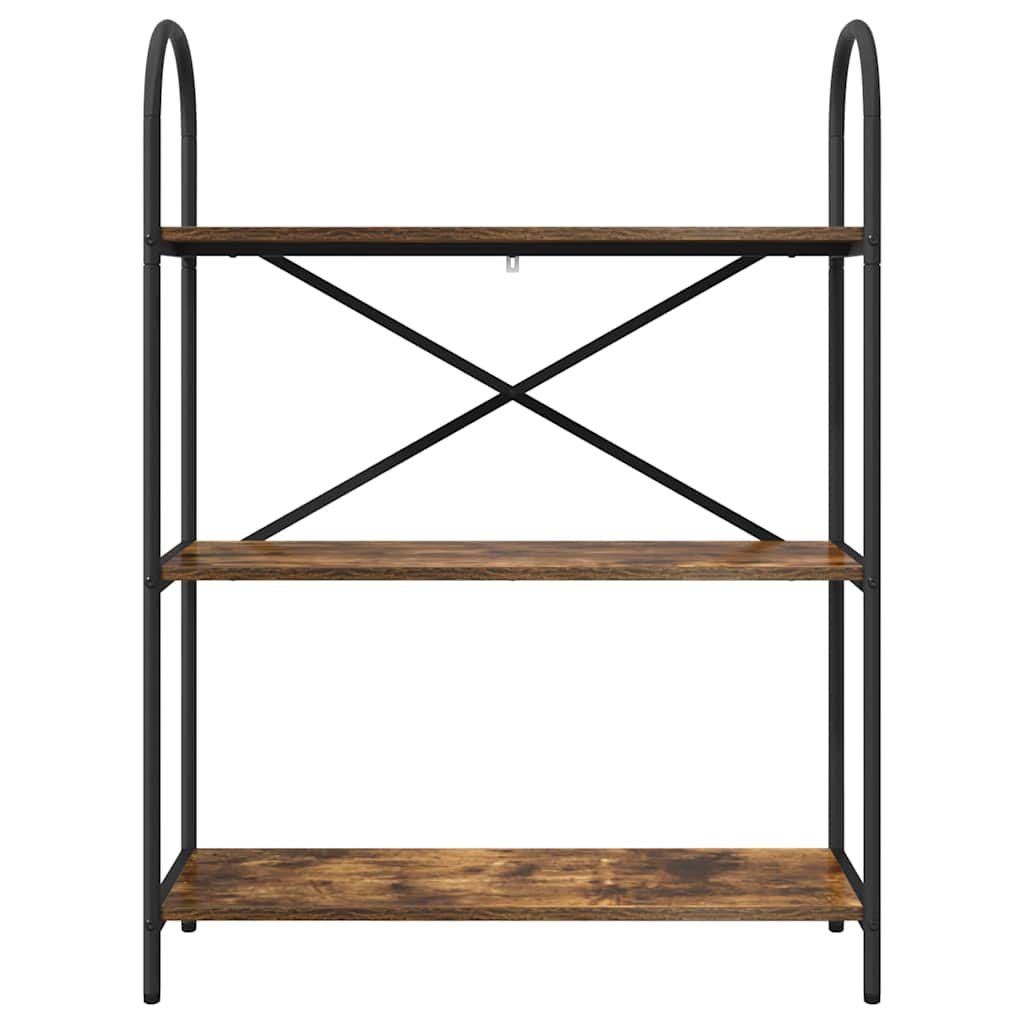 Bücherregal Geräucherte Eiche 80 x 30 x 109 cm Holzwerkstoff