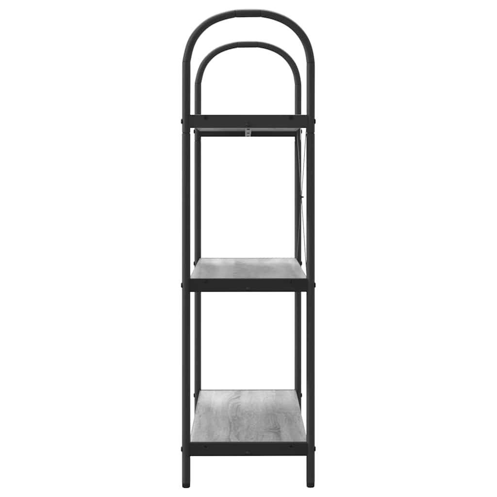Bücherregal Graues Sonoma 80 x 30 x 109 cm Holzwerkstoff