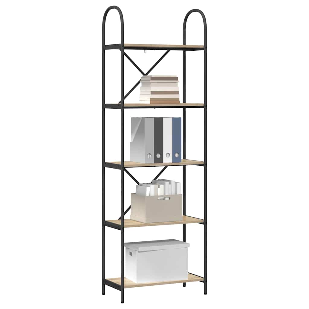 Bücherregal Sonoma-Eiche 60 x 30 x 183 cm Holzwerkstoff