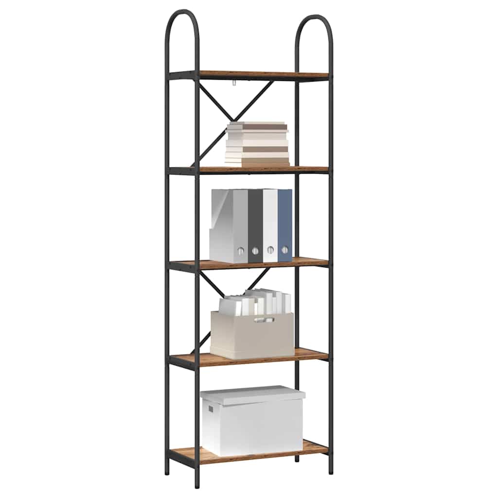 Bücherregal Altholz 60 x 30 x 183 cm Holzwerkstoff