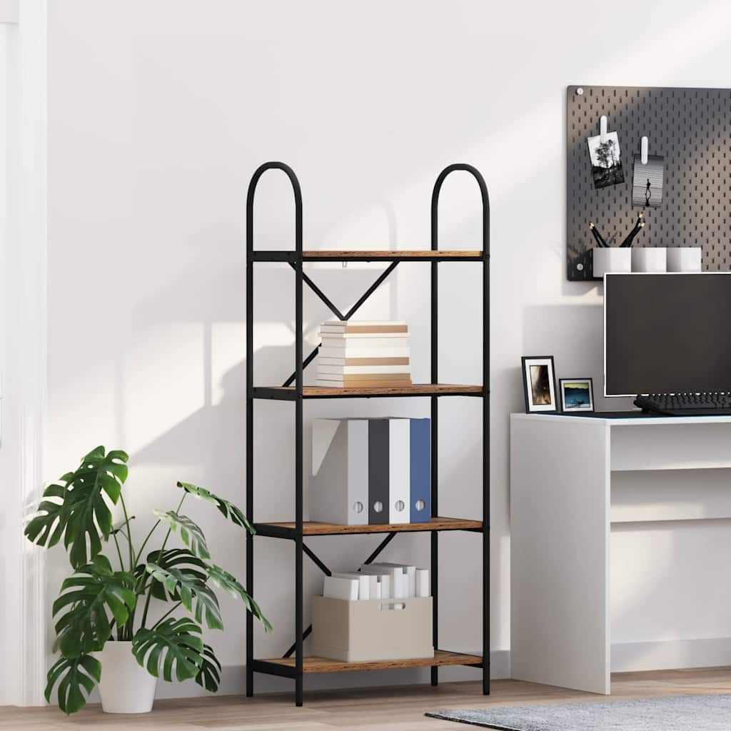 Bücherregal Altholz 60 x 30 x 146 cm Holzwerkstoff