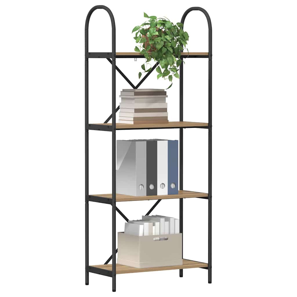 Bücherregal Artisan-Eiche 60 x 30 x 146 cm Holzwerkstoff