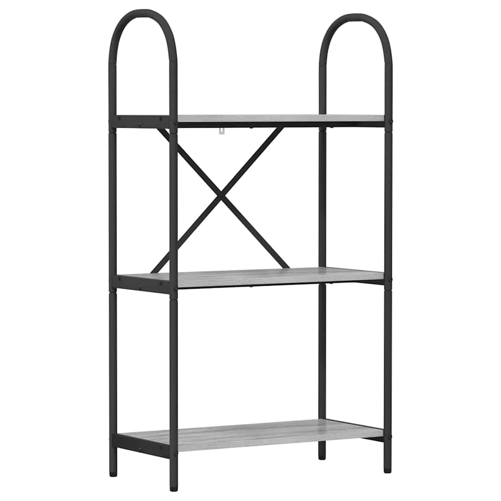 Bücherregal Graues Sonoma 60 x 30 x 109 cm Holzwerkstoff