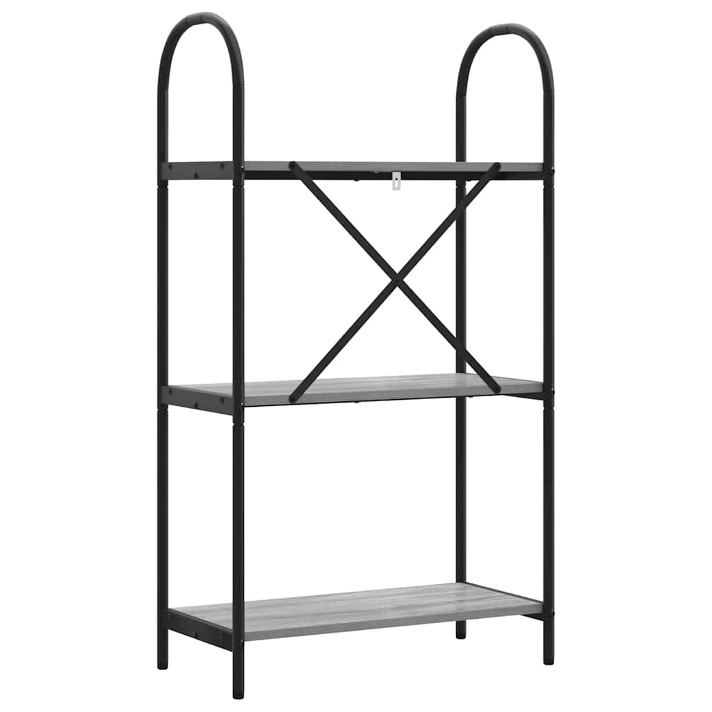 Bücherregal Graues Sonoma 60 x 30 x 109 cm Holzwerkstoff