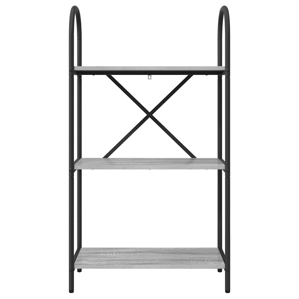 Bücherregal Graues Sonoma 60 x 30 x 109 cm Holzwerkstoff