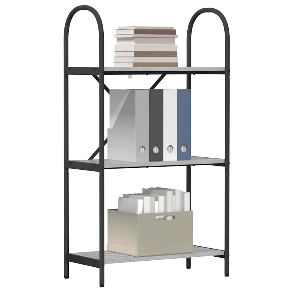 Bücherregal Graues Sonoma 60 x 30 x 109 cm Holzwerkstoff