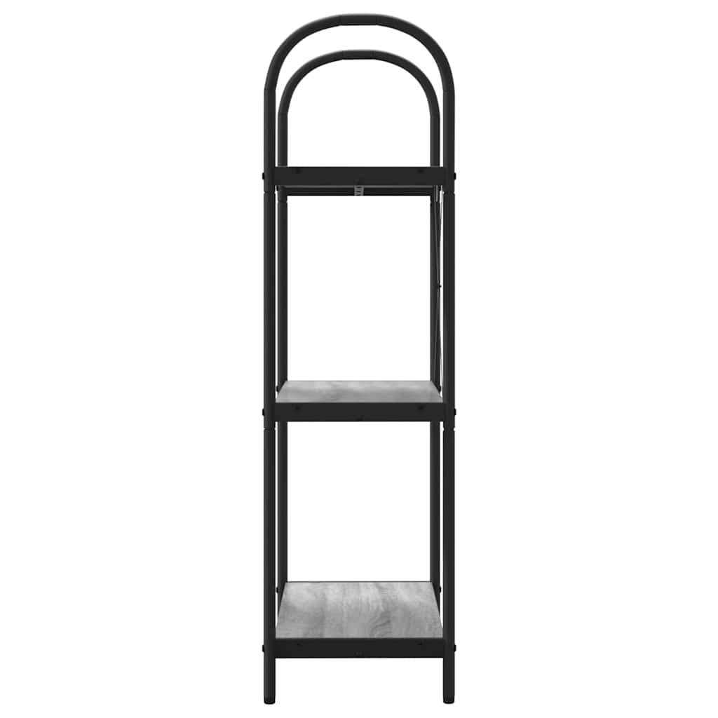 Bücherregal Graues Sonoma 60 x 30 x 109 cm Holzwerkstoff
