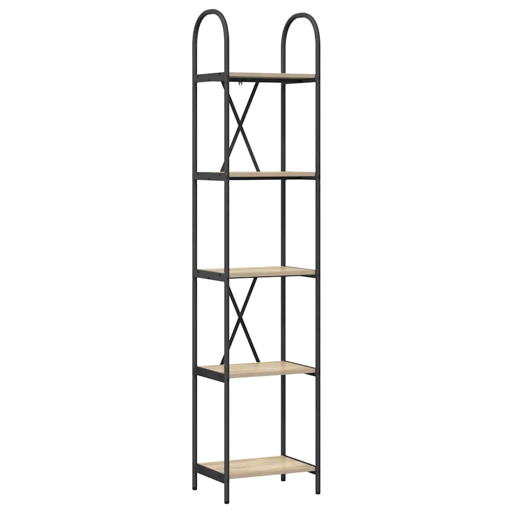 Bücherregal Sonoma-Eiche 40 x 30 x 183 cm Holzwerkstoff