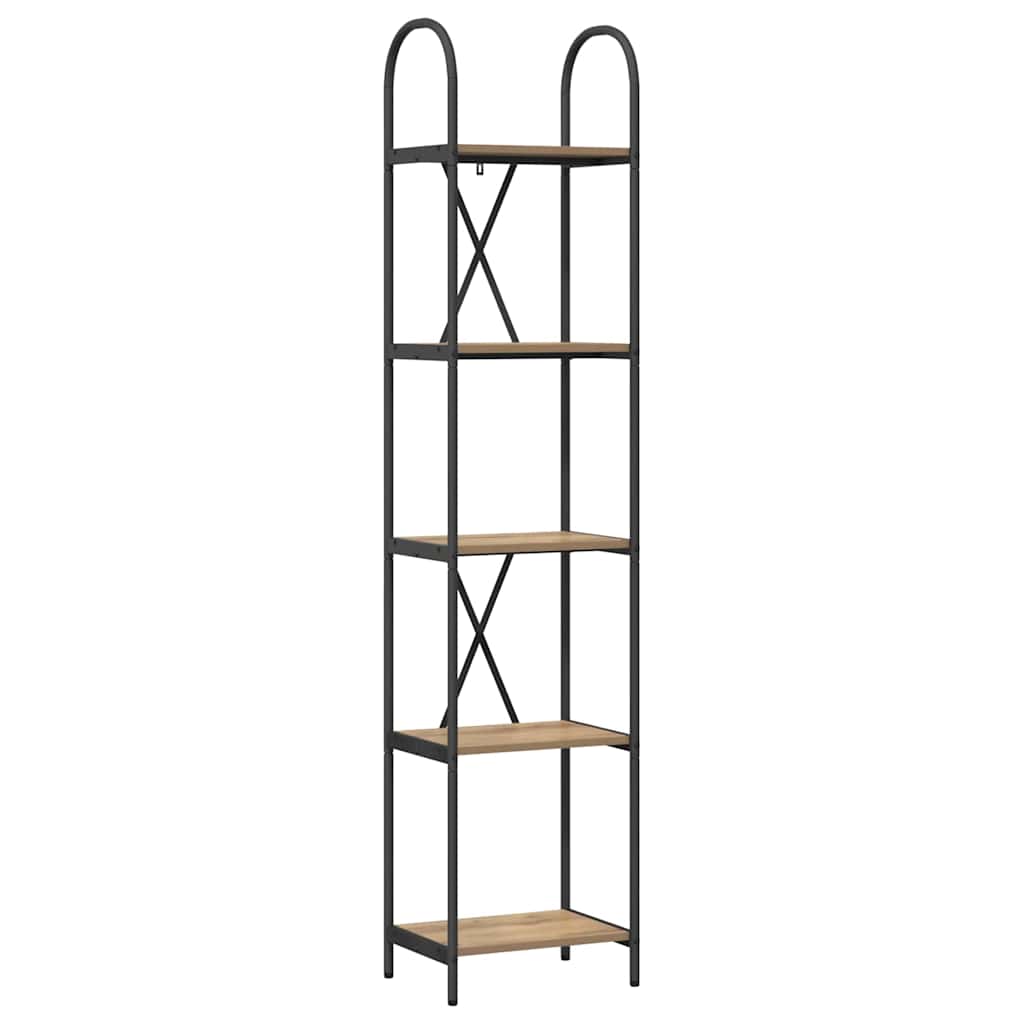 Bücherregal Artisan-Eiche 40 x 30 x 183 cm Holzwerkstoff