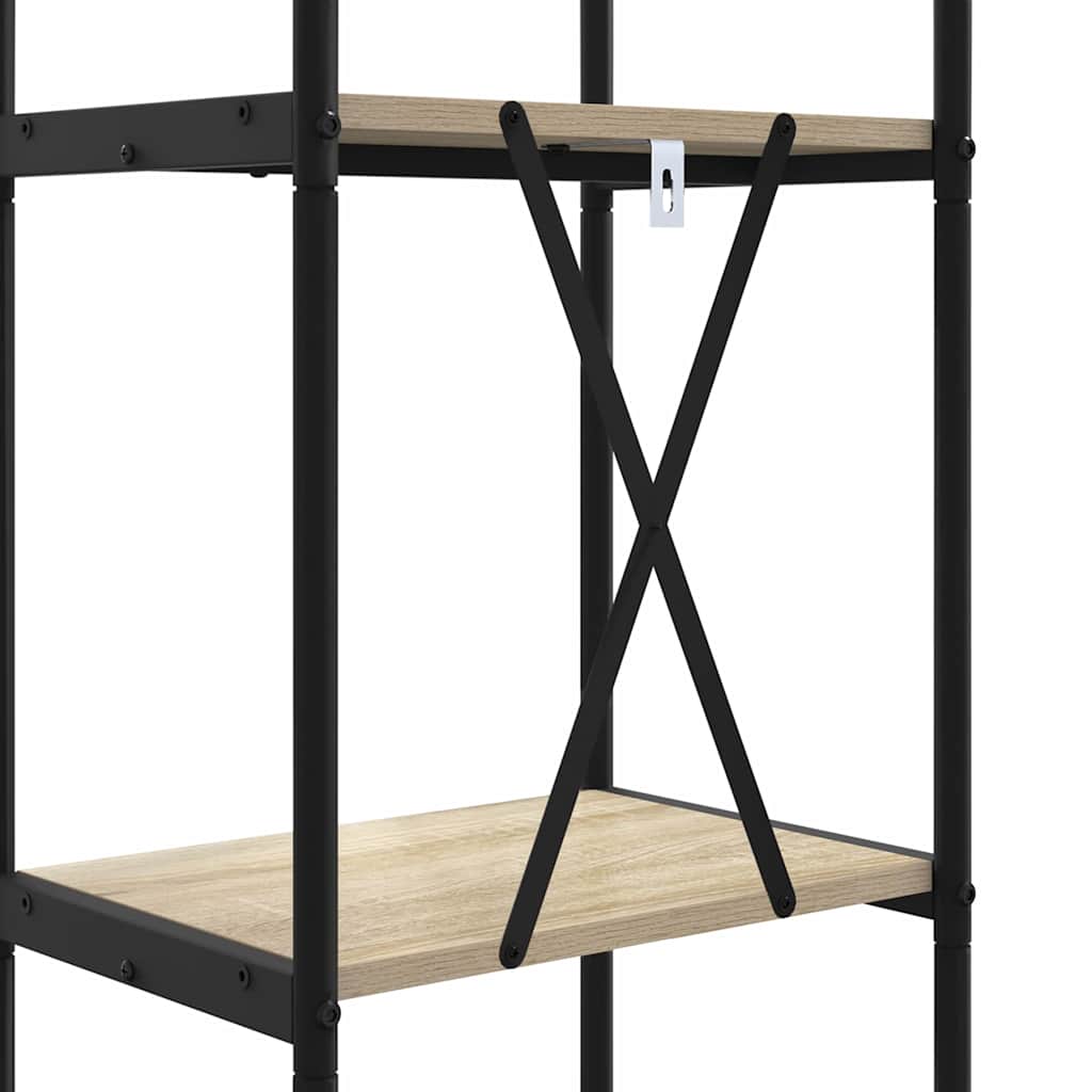 Bücherregal Sonoma-Eiche 40 x 30 x 146 cm Holzwerkstoff