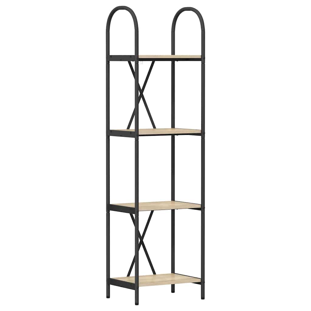 Bücherregal Sonoma-Eiche 40 x 30 x 146 cm Holzwerkstoff