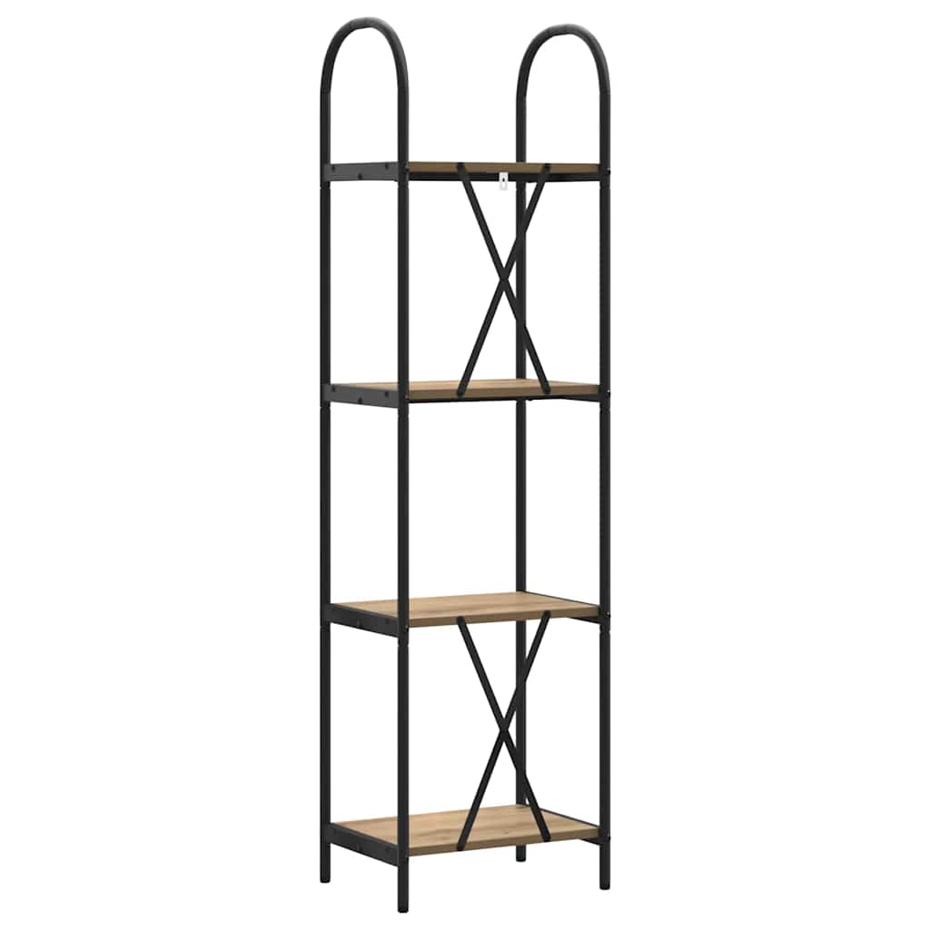 Bücherregal Artisan-Eiche 40 x 30 x 146 cm Holzwerkstoff