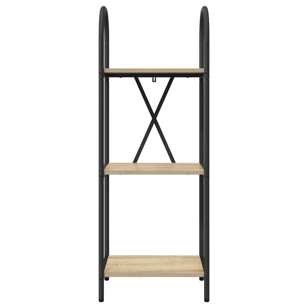 Bücherregal Sonoma-Eiche 40 x 30 x 109 cm Holzwerkstoff