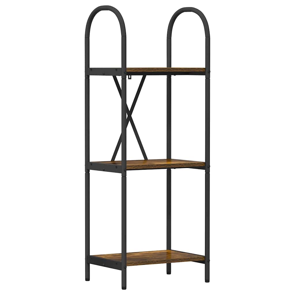 Bücherregal Geräucherte Eiche 40 x 30 x 109 cm Holzwerkstoff