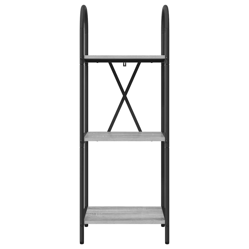 Bücherregal Graues Sonoma 40 x 30 x 109 cm Holzwerkstoff