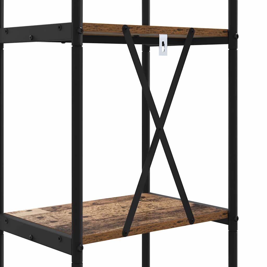 Bücherregal Altholz 40 x 30 x 109 cm Holzwerkstoff