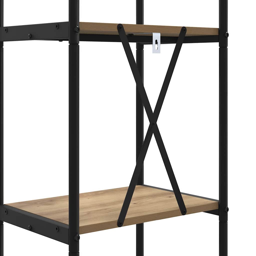Bücherregal Artisan-Eiche 40 x 30 x 109 cm Holzwerkstoff