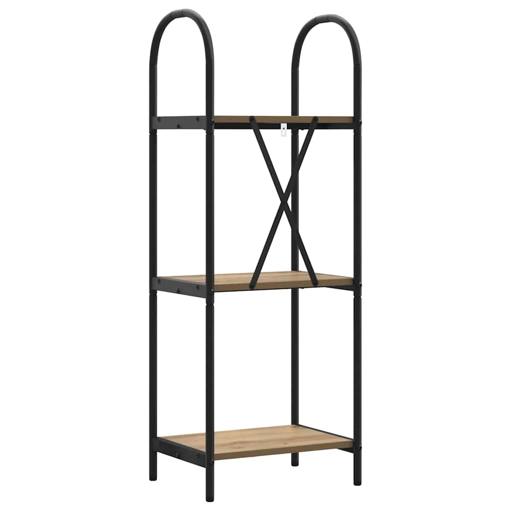 Bücherregal Artisan-Eiche 40 x 30 x 109 cm Holzwerkstoff