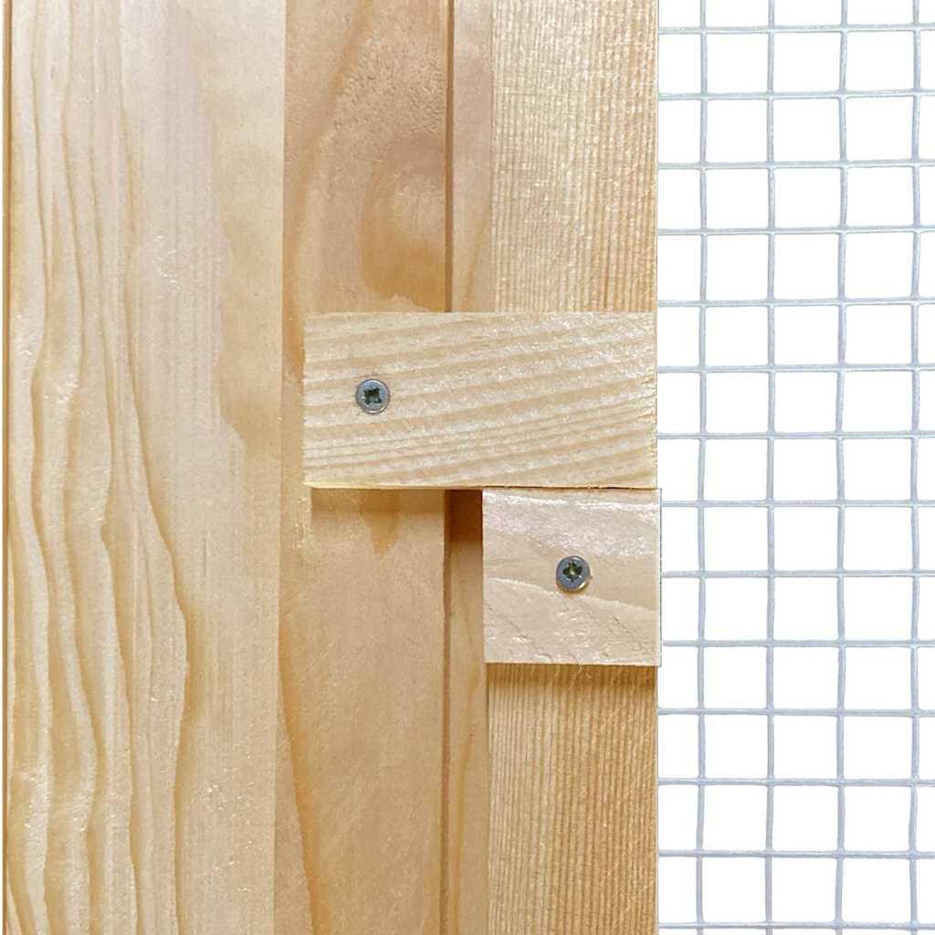 Hühnerunterkunft Braun 75 x 60 x 89 cm Massives Kiefernholz