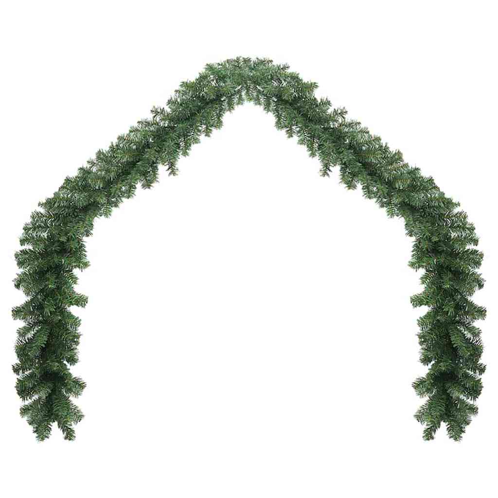 Weihnachtsgirlande mit 600 LEDs 2 pcs Grün PVC