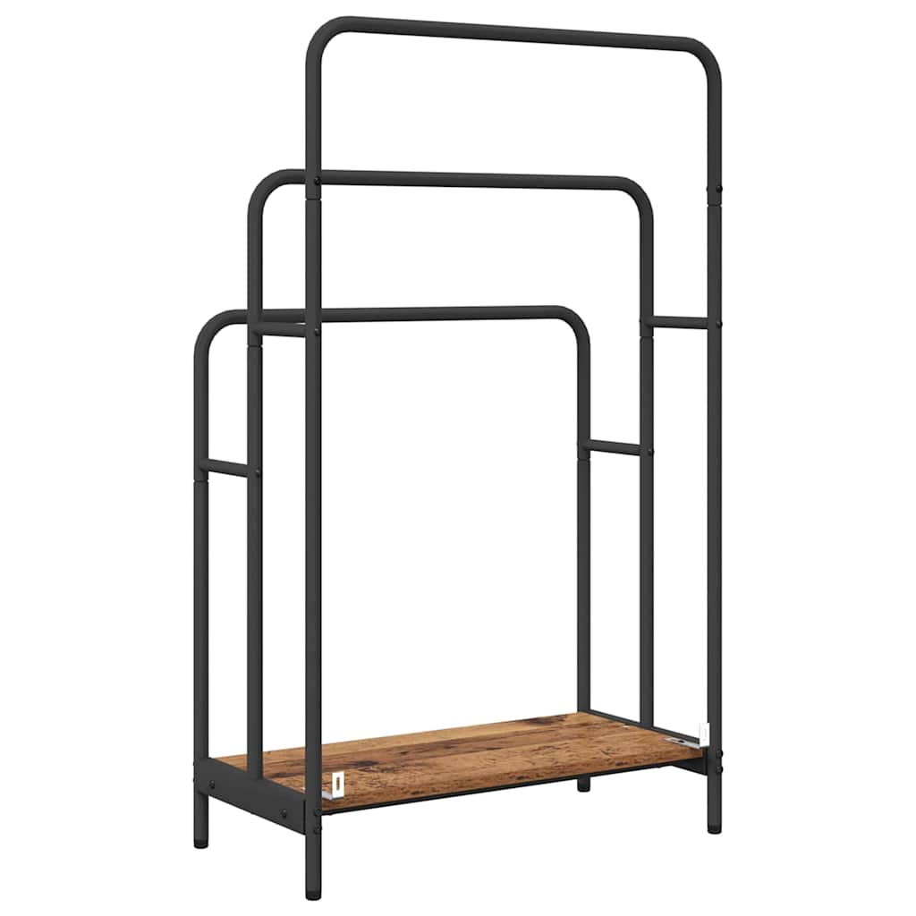 Kleiderständer Altholz 60 x 30 x 100,5 cm Holzwerkstoff