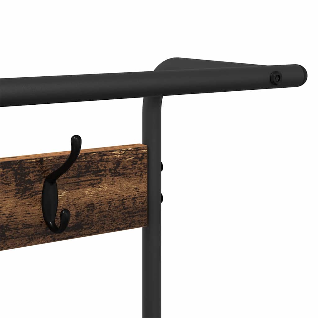Garderobenständer Altholz 75 x 34 x 184 cm Holzwerkstoff