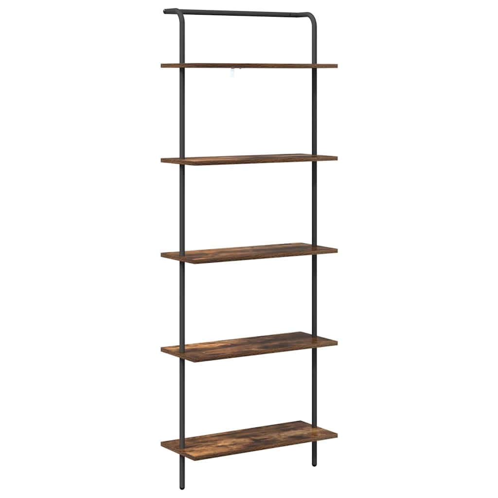 Bücherregal Geräucherte Eiche 60 x 24 x 168 cm Holzwerkstoff