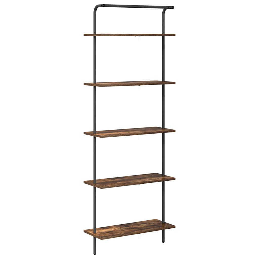 Bücherregal Geräucherte Eiche 60 x 24 x 168 cm Holzwerkstoff