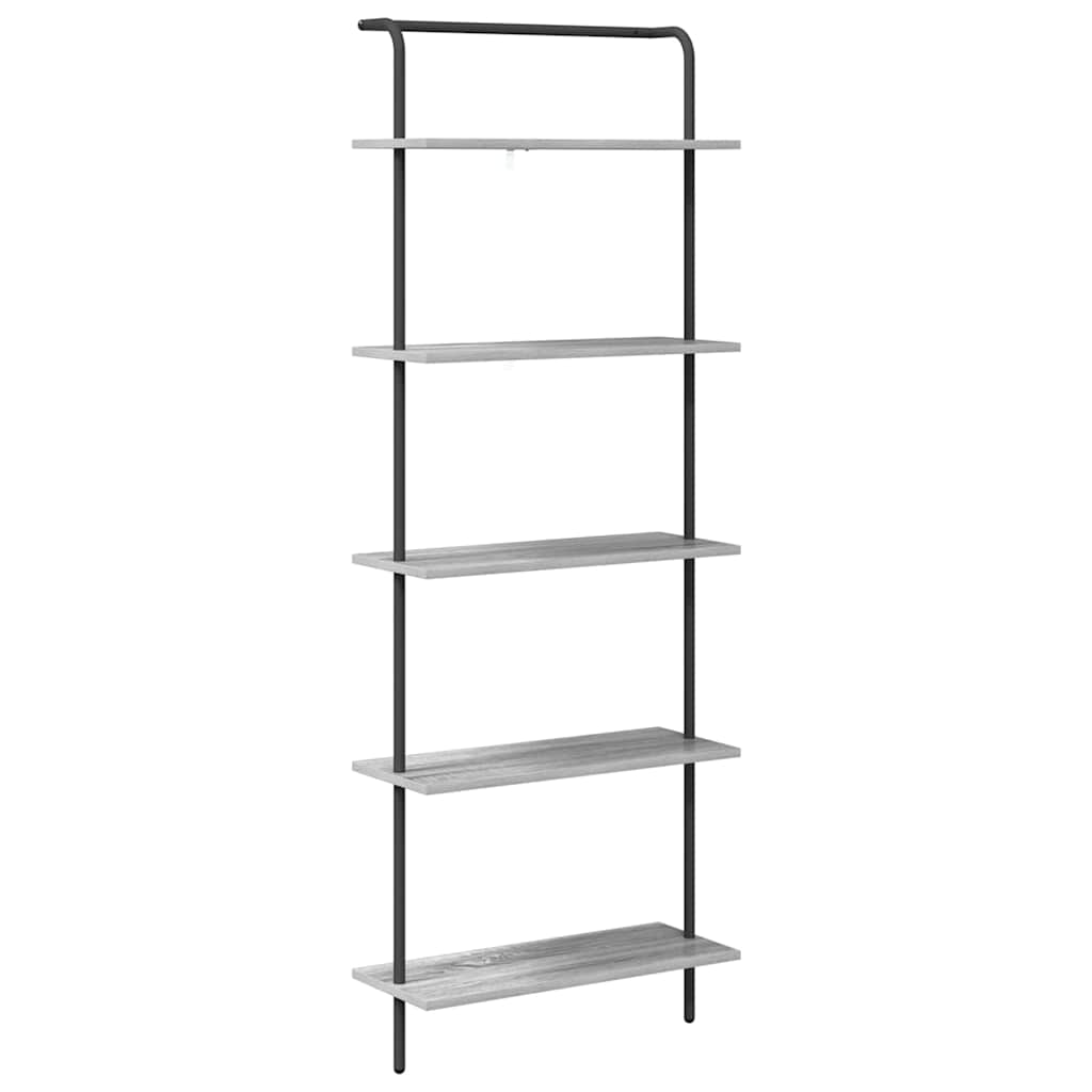 Bücherregal Graues Sonoma 60 x 24 x 168 cm Holzwerkstoff
