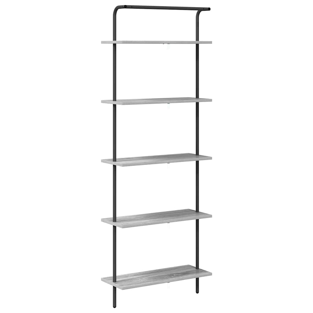 Bücherregal Graues Sonoma 60 x 24 x 168 cm Holzwerkstoff