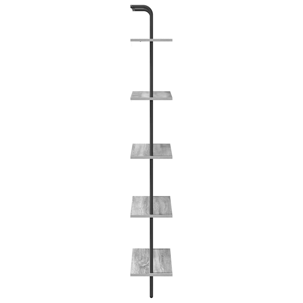 Bücherregal Graues Sonoma 60 x 24 x 168 cm Holzwerkstoff