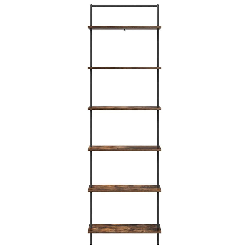 Bücherregal Geräucherte Eiche 60 x 24 x 203 cm Holzwerkstoff