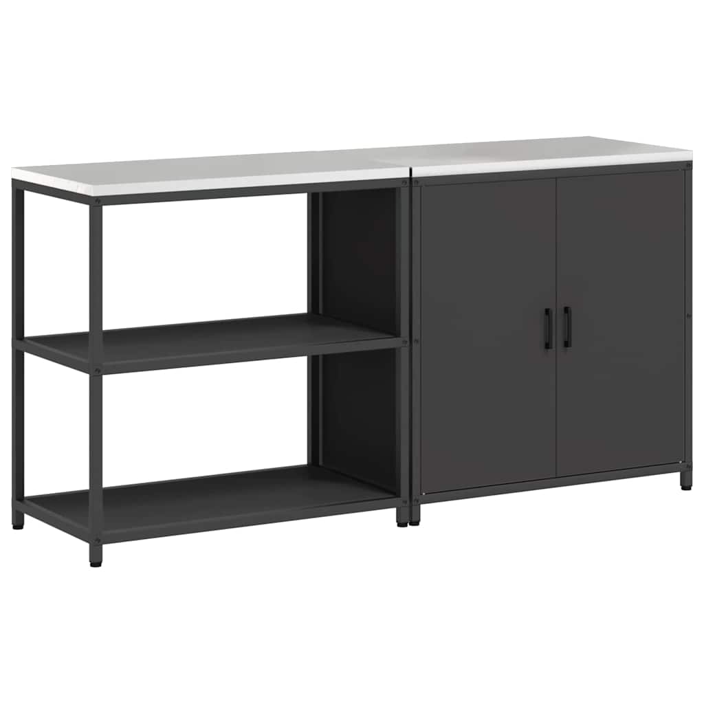 Aufbewahrungsset für die Küche HATTEM 2 pcs Schwarz