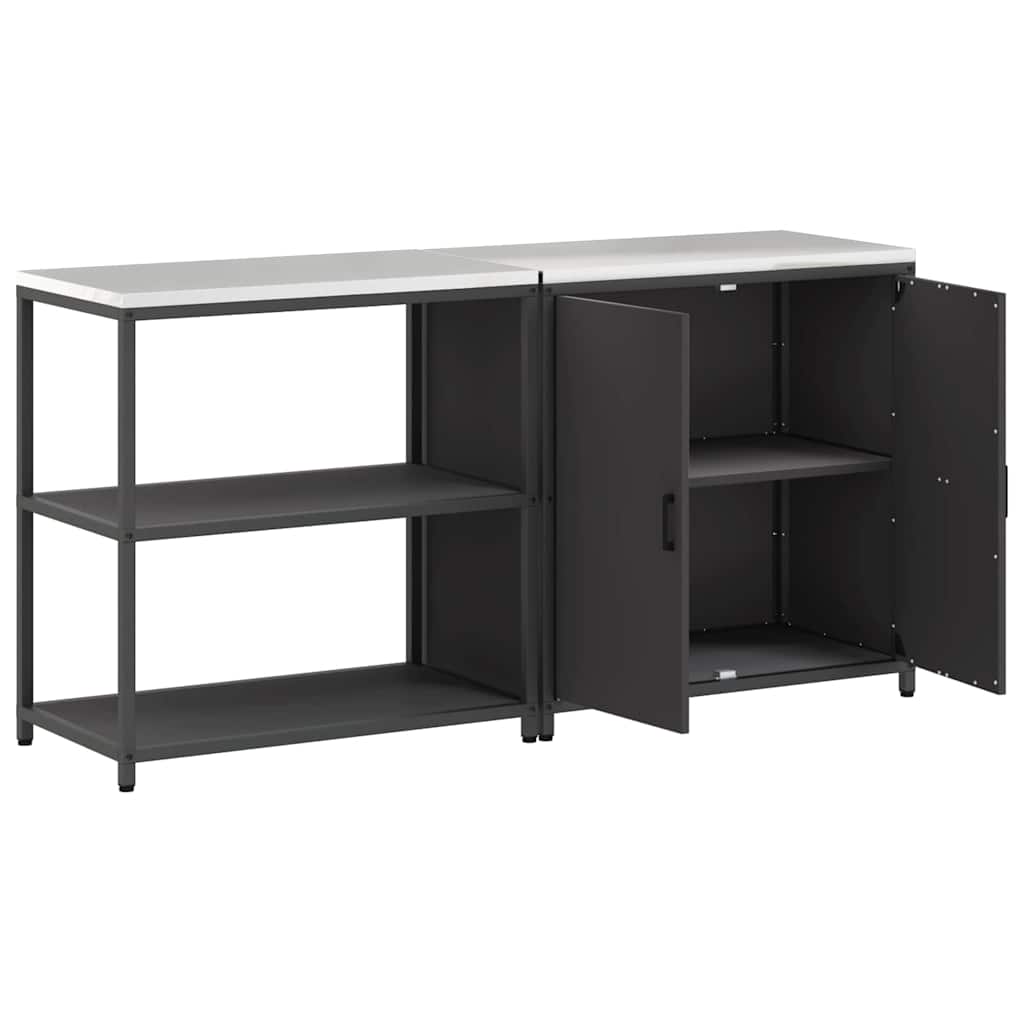 Aufbewahrungsset für die Küche HATTEM 2 pcs Schwarz