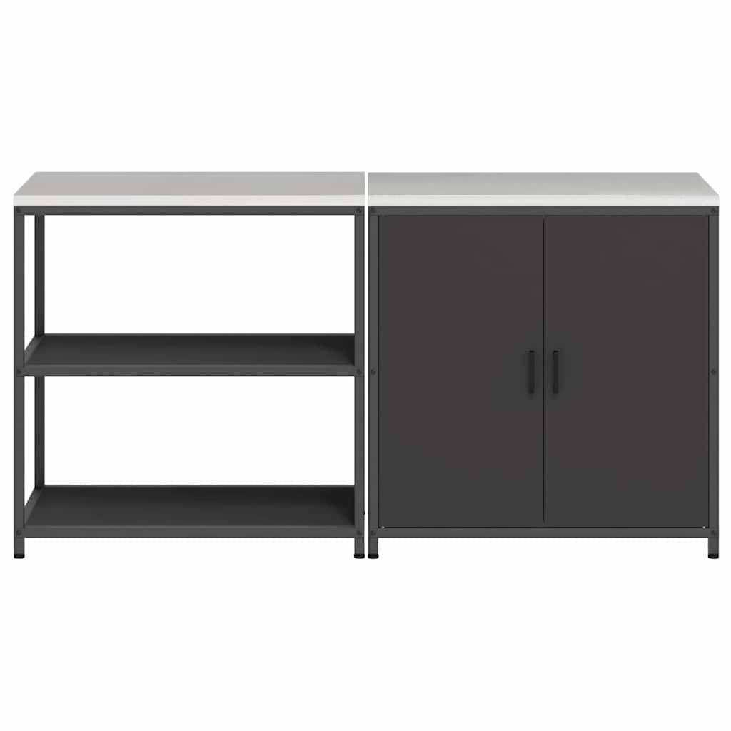 Aufbewahrungsset für die Küche HATTEM 2 pcs Schwarz